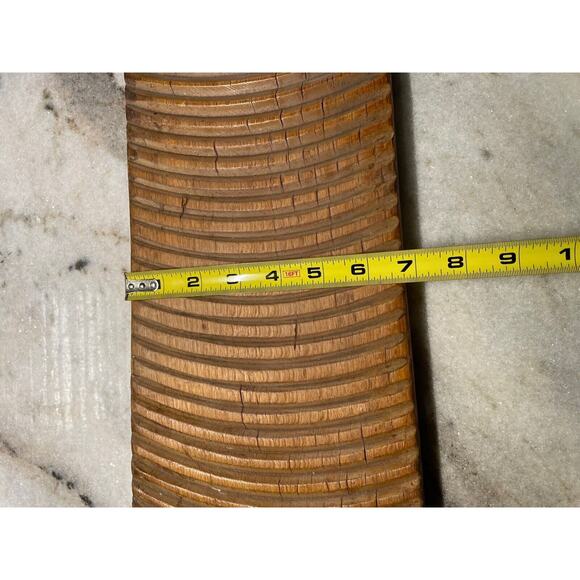 Antique Vintage Hand Painted Chinese Wooden Wash Board Scrub Board Red Floral - Picture 7 of 7